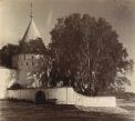 [1910]. В монастыре у ограды. Этюд. [p] Юго-западная башня (XVII). 