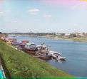 [1905-1915]. Река Волга. Местоположение предположительно. Парный с предыдущим (0053) снимком. 