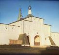 1911. Надвратная церковь Феодора Стратилата (1682). Успенский монастырь.