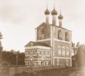 1911. Колокольня Борисоглебского монастыря с запада.