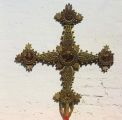 1911. Запрестольный крест в церкви Иоанна Златоуста времен первых Романовых. 