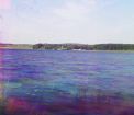 Вид на озеро Чусовское с восточной стороны. Чердынский уезд Пермской губернии.