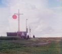 [1909]. Сигнальная мачта в деревне Бурково. Местоположение "Новгородская губерния" предположительно. 